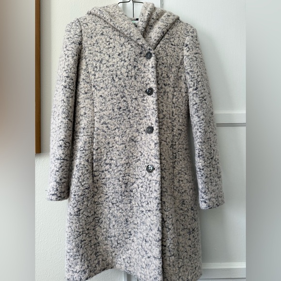 Cole Haan Jackets & Blazers - Cole Haan Signature Bouclé Coat Women’s Size 6 Neutral Button Front Winter